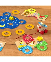 Haba Little Duck Board Games for Toddlers, My Very First Games for Kids 2 and Up, Preschool Learning Activities for Family Play