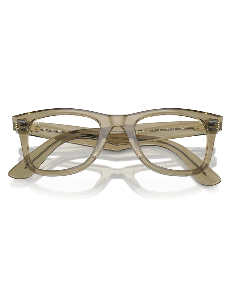 Ray-Ban Unisex Wayfarer Ease Optics Change Eyeglasses, RB4340V