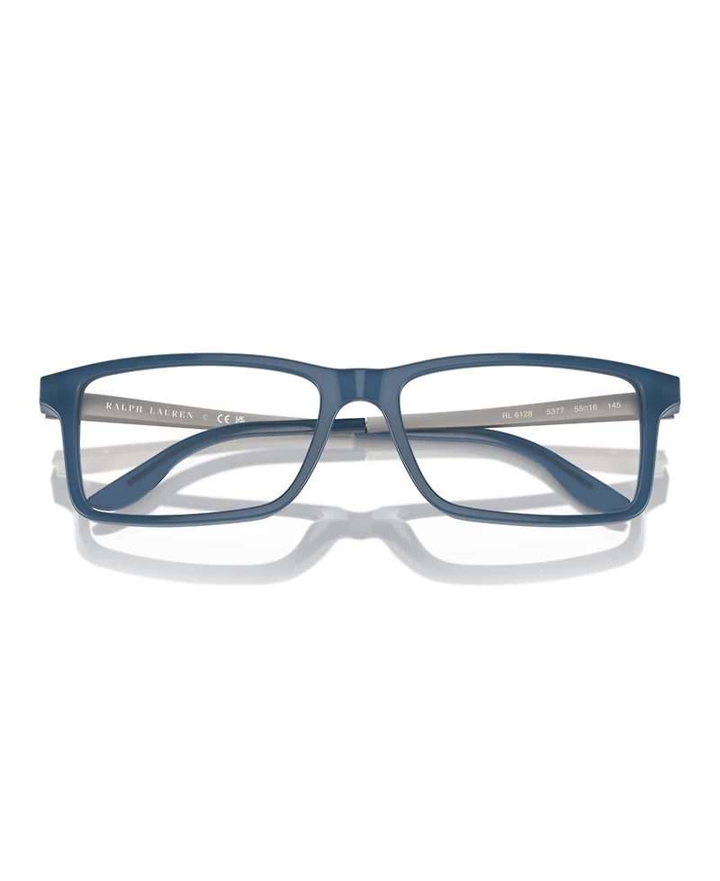 Ralph Lauren Rectangle Men's Eyeglasses, RL6128