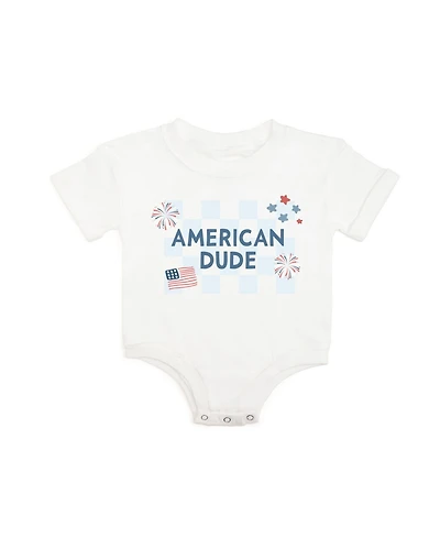 Sweet Wink Baby Boys American Dude Short Sleeve Romper