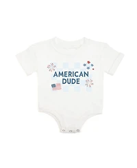 Sweet Wink Baby Boys American Dude Short Sleeve Romper