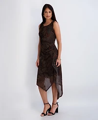 Kensie Women's Crewneck Sleeveless Dress