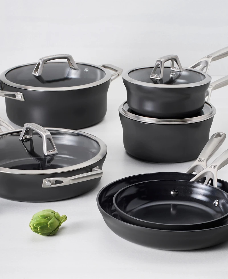 Zwilling Motion Hard-Anodized Aluminum 10-Pc. Cookware Set