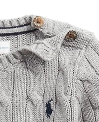 Polo Ralph Lauren Baby Boys' Cable-Knit Cotton Sweater