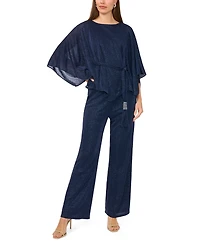 Msk Women's Crewneck 3/4-Sleeve Top