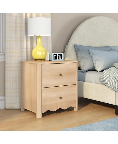 Max & Lily Sutton 2 Drawer Nightstand