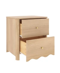 Max & Lily Sutton 2 Drawer Nightstand