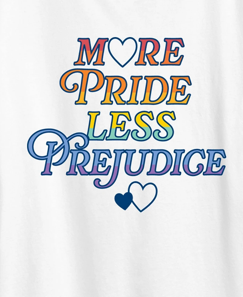Hybrid Apparel Plus Instant Message More Pride Less Prejudice Short-Sleeve Graphic T-Shirt