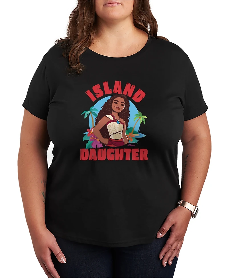 Hybrid Apparel Plus Moana Island Daughter Short-Sleeve Graphic T-Shirt
