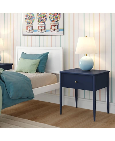 Max and Lily Harbor 1 Drawer Nightstand