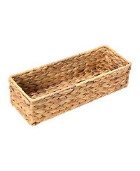 Household Essentials Handwoven Paper Rope Rectangular Storage Basket