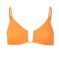 Maaji Women's Neon Orange Bia Bikini Top