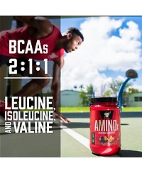 Bsn Amino X Muscle Recovery and Endurance Powder with BCAAs, 10 Grams of Amino Acids, Keto Friendly, Caffeine Free, Flavor: Grape, 30 servings