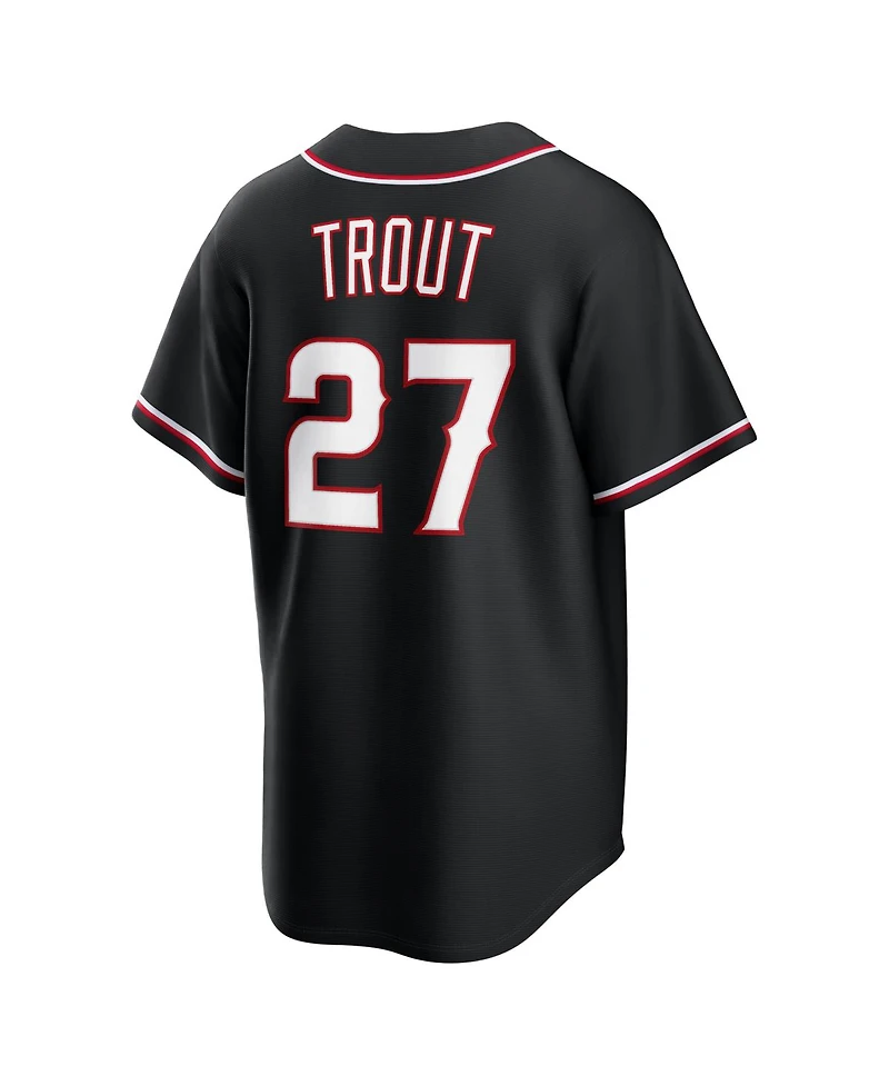 Nike Men's Mike Trout Black Los Angeles Angels 2026 Replica Fashion Jersey
