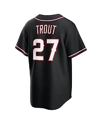 Nike Men's Mike Trout Black Los Angeles Angels 2026 Replica Fashion Jersey