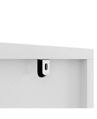 Rainsken 63" Wide Modern Fluted Dresser,with 9 Drawers, with Smooth Slides and Gold Handles, for Bedroom Living Room