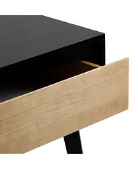 Max and Lily Scandinavian 1 -Drawer Nightstand (2-pack)