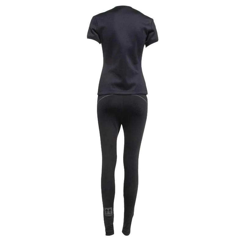 Pre-Owned Off-White Women's Pre-Owned Jersey Active Wear T-Shirt And Leggings Set
