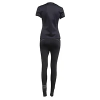 Pre-Owned Off-White Women's Pre-Owned Jersey Active Wear T-Shirt And Leggings Set