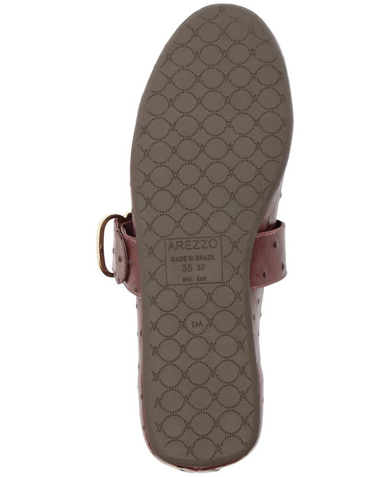 Arezzo Women's Adeline Ballet Round Toe Flats
