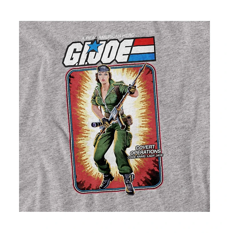 Logovision Men's G.i. Joe Lady Jaye Card T-Shirt