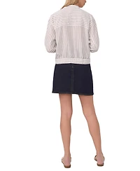 Vince Camuto Women's Snap Front Bomber Jacket