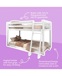Max & Lily Twin Over Twin Low ModBunk