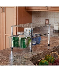 Household Essentials Single Basket Sliding Cabinet Organizer