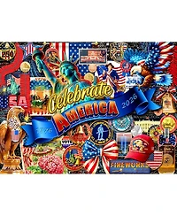 SunsOut Celebrate America 1000 piece Jigsaw Puzzle for Adults Fourth of July