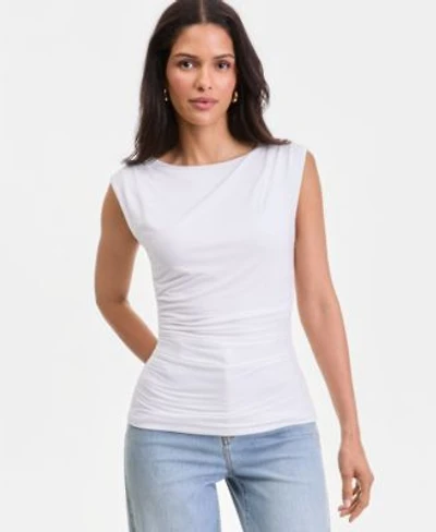 I.N.C. International Concepts Womens Sleeveless Boat Neck Knit Top Macys Exclusive