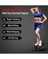 Harison Mini Stepper with Lcd Monitor, 300LBS Capacity Portable Stair Stepper