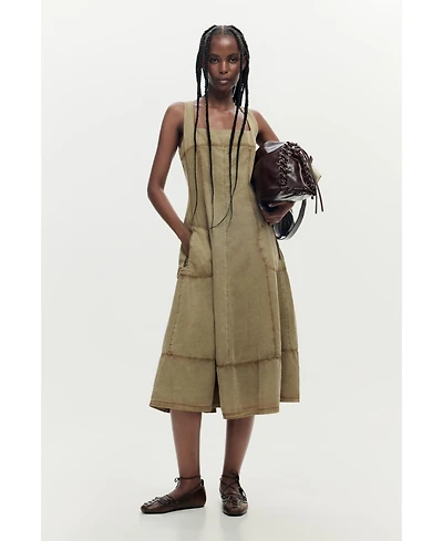 Desigual Women's Midi seams dress