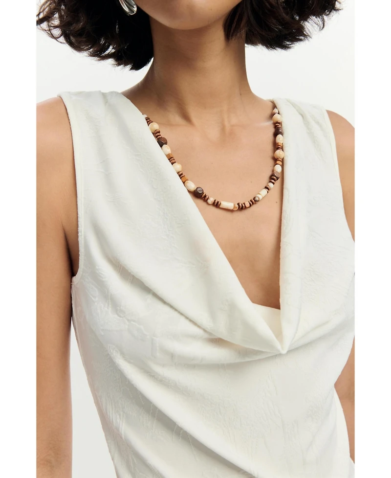 Desigual Women's Draped sleeveless t-shirt