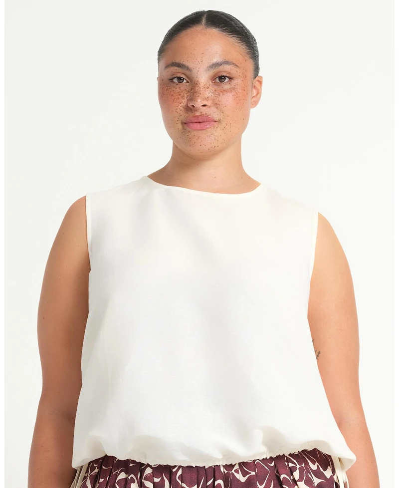 Estelle Women's Ainsley Tie-Hem Relaxed Tank Top