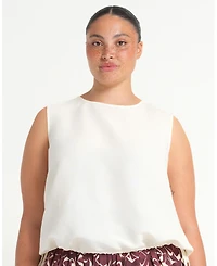 Estelle Women's Ainsley Tie-Hem Relaxed Tank Top