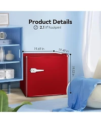 Cowsar 1.2 Cu.Ft Mini Freezer, Upright Freezer with Adjustable Temp