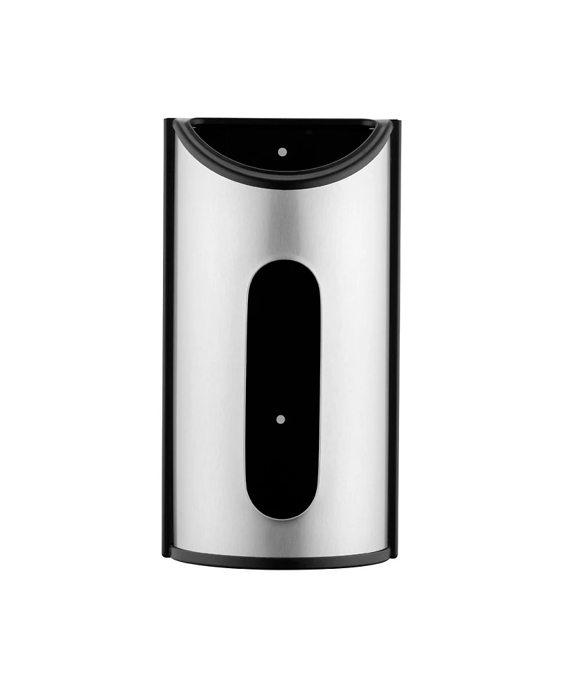 Mega Casa Wall-Mounted Trash Bag Dispenser Stainless Steel Plastic Bag Organizer Kitchen
