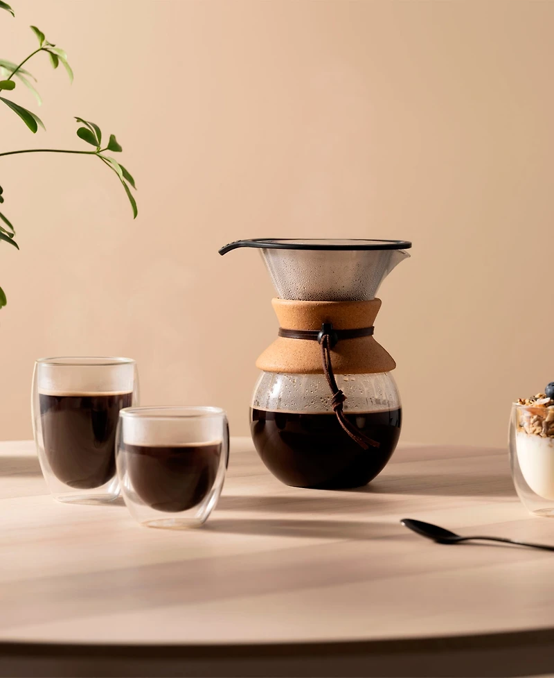 Bodum 34 oz. Cork Sleeve Pour Over Coffee Maker