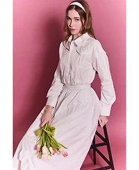 English Factory Women's Appliqued Accent Shirt