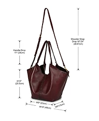 Old Trend Wisteria Small Handwoven Tote Handbag