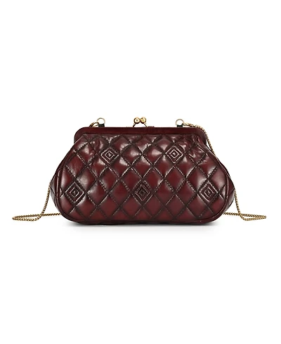 Old Trend Petunia Small Quilted Leather Crossbody Handbag