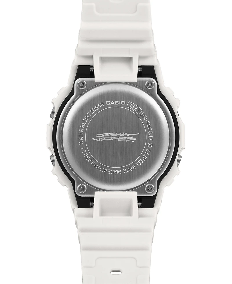 G-Shock Men's Japanese Quartz Digital White Resin Watch 42.8mm