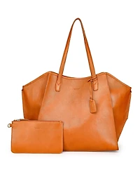 Old Trend Iris Large Leather Carryall Tote Handbag