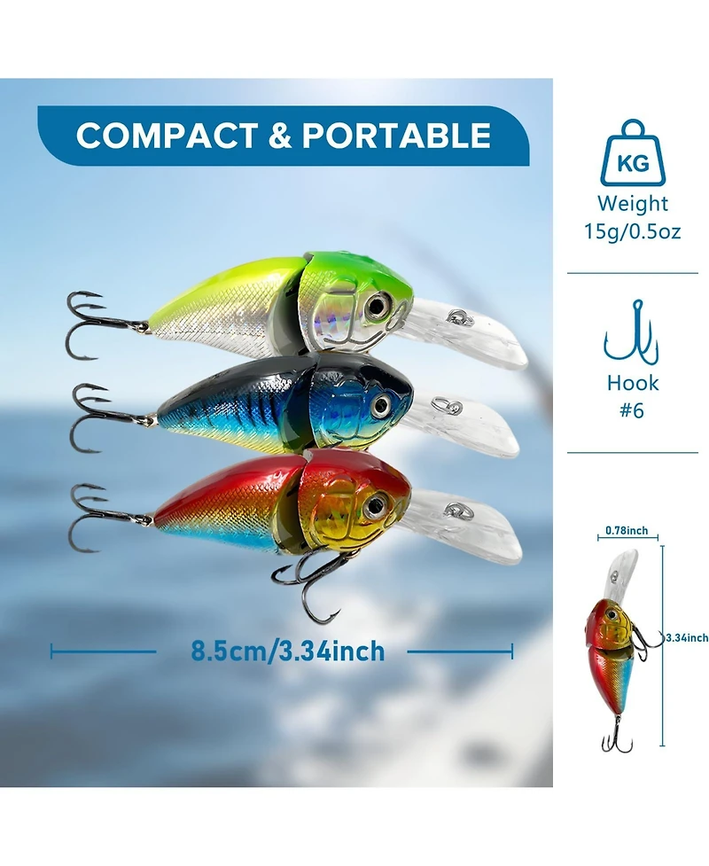 Gnuadz Fishing Lures Multi Jointed Swimbait Slow Sinking Bass Trout
