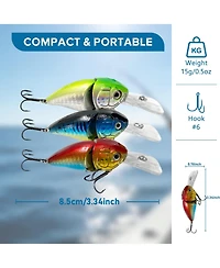 Gnuadz Fishing Lures Multi Jointed Swimbait Slow Sinking Bass Trout