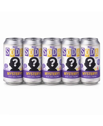Funko Set of 6 Surprise Mystery Soda Figure Randomly Selected