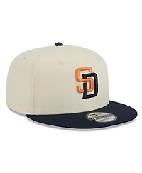 New Era Big Boys and Girls Cream/Obsidian San Diego Padres 2026 City Connect 9FIFTY Snapback Hat