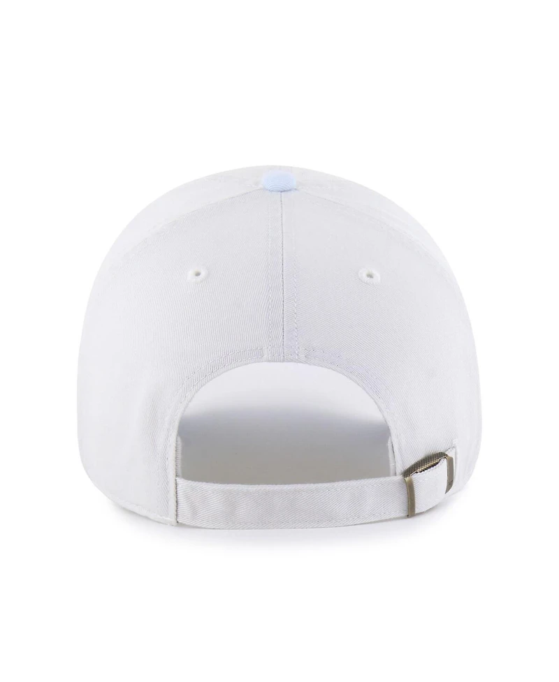 '47 Brand Women's White/Light Blue Atlanta Braves Gelato Two-Tone Clean Up Adjustable Hat