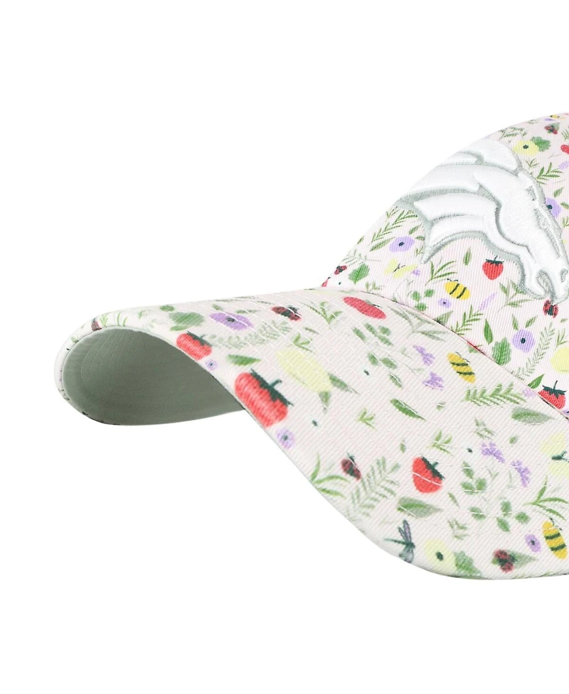 '47 Brand Big Girls Light Pink Denver Broncos Posey Clean Up Adjustable Hat