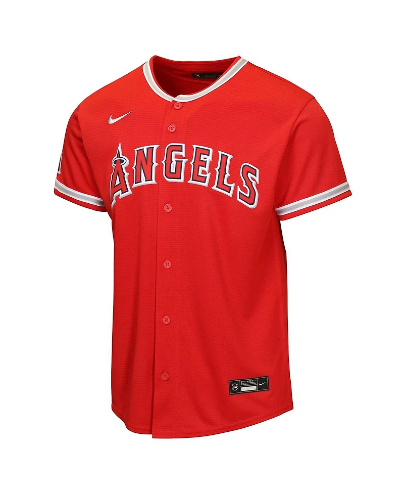 Nike Big Boys and Girls Red Los Angeles Angels Alternate Stadium Jersey